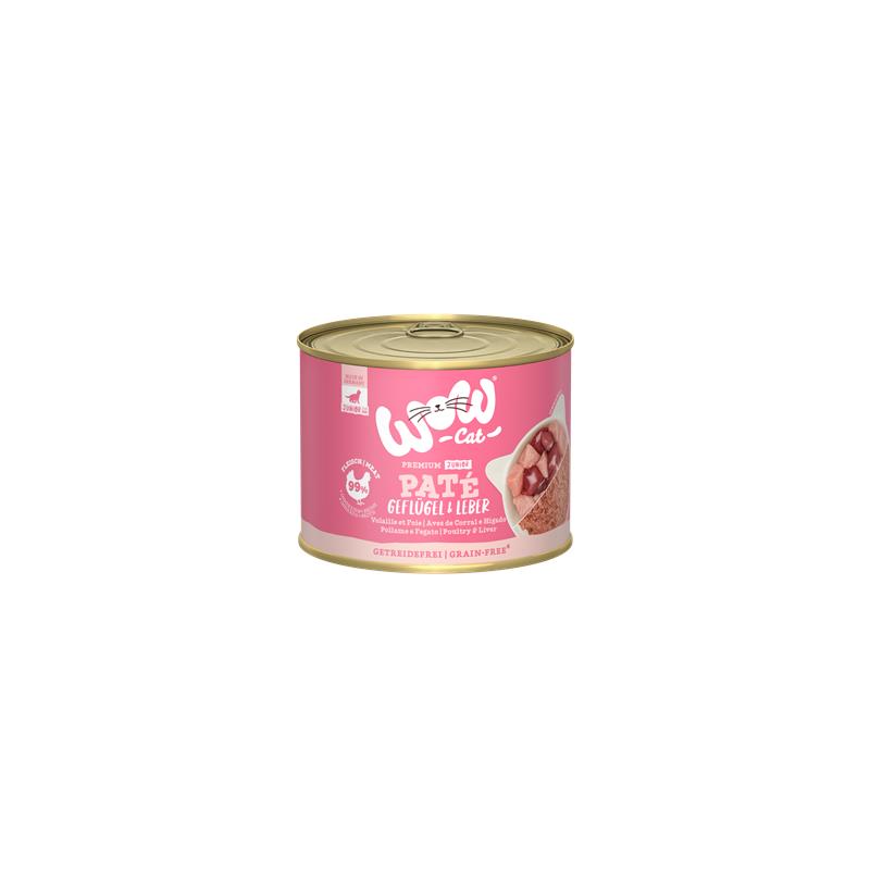 Wow Cat Dose Junior Geflügel & Leber  200g