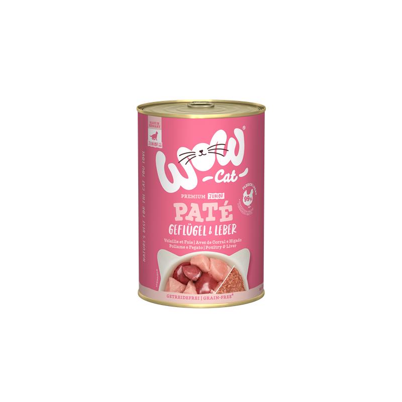 Wow Cat Dose Junior Geflügel & Leber 400g