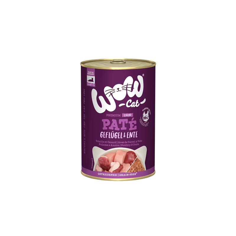 Wow Cat Dose Senior Geflügel & Ente 400g