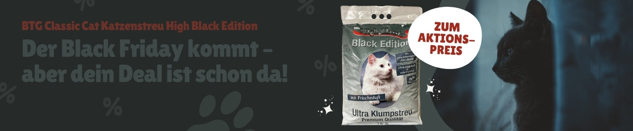 BTG Classic Cat Katzenstreu Black Edition