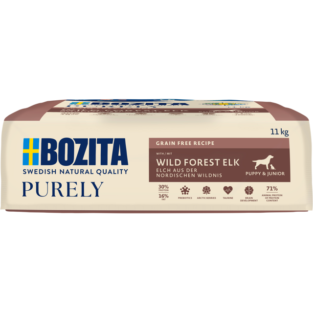 Bozita Dog Purely Puppy & Junior Small Elch