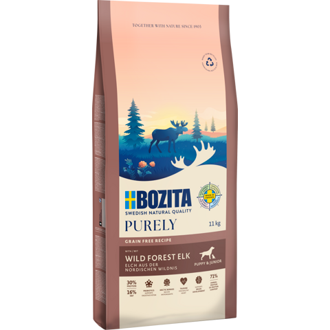 Bozita Dog Purely Puppy & Junior Small Elch