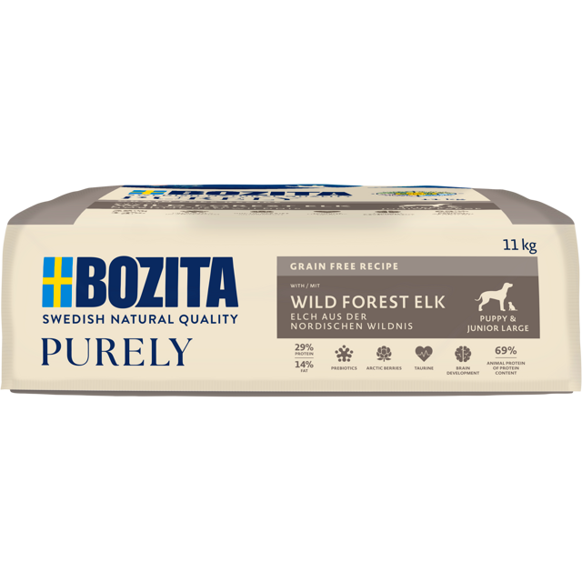 Bozita Dog Purely Puppy & Junior Large mit Elch