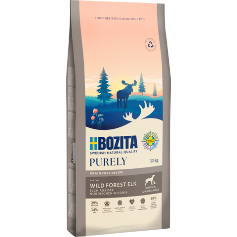Bozita Dog Purely Puppy & Junior Large mit Elch