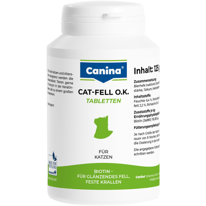 Canina Pharma Cat-Fell O.K. Tabletten 125 g (ca. 250 Stück)
