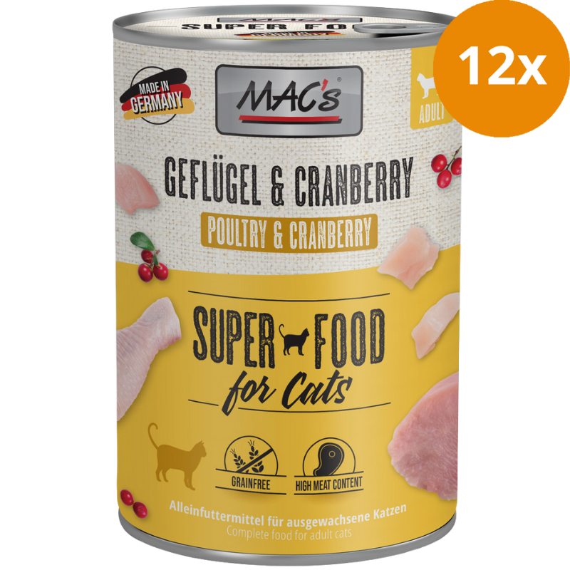 MAC's Cat Geflügel & Cranberry 400g