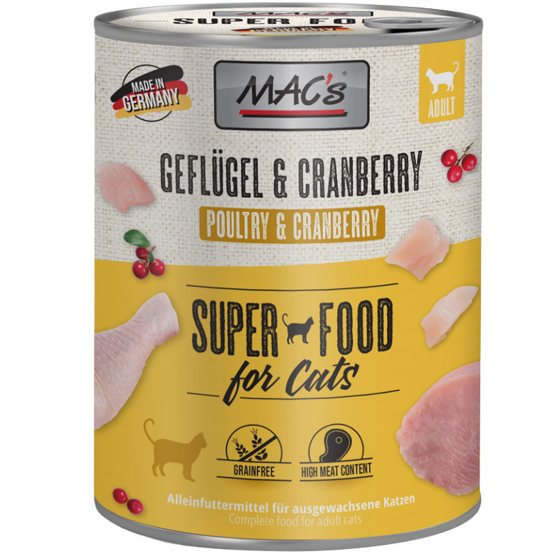 MAC's Cat Geflügel & Cranberry 800 g