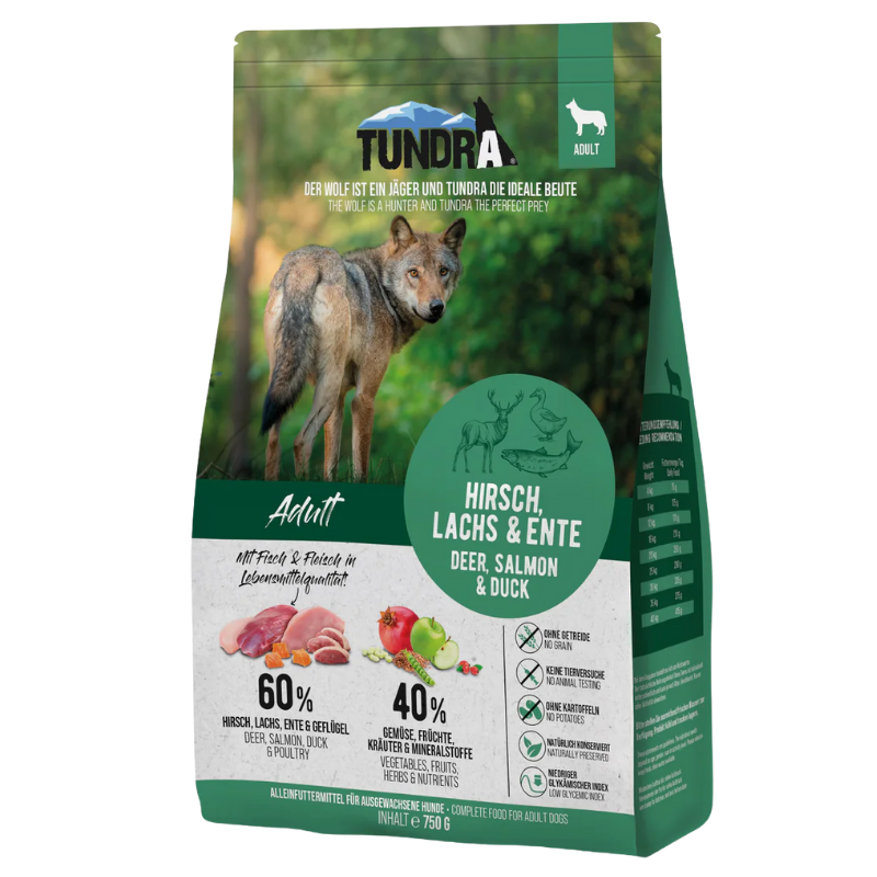 Tundra Dog Hirsch, Lachs & Ente