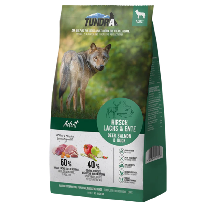 Tundra Hirsch, Ente, Lachs