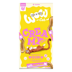Wow Cat Creamy Snack mit Huhn 5x15g