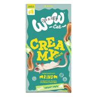 Wow Cat Creamy Snack mit Rind 5x15g