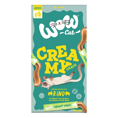 Wow Cat Creamy Snack mit Rind 5x15g
