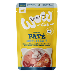 Wow Cat PB Adult Huhn & Garnelen 125g