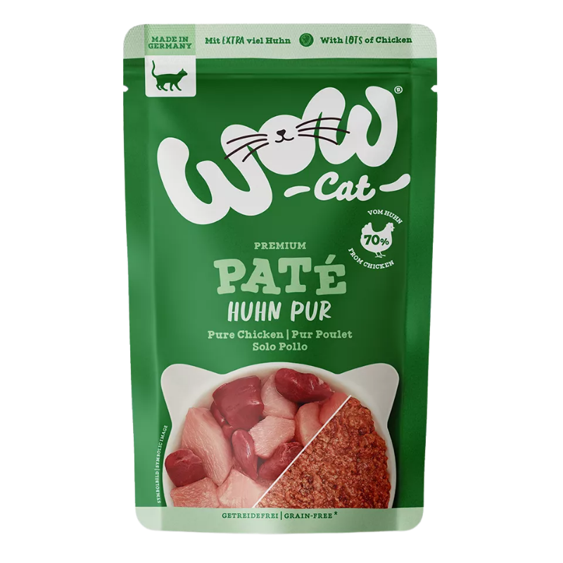 Wow Cat PB Adult Huhn Pur 125g