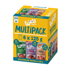 Wow Cat PB Adult Multipack 6x125g