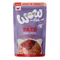 Wow Cat PB Adult Rind & Pute 125g