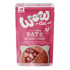 Wow Cat PB Junior Geflügel & Leber 125g