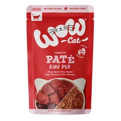 Wow Cat PB Adult Rind Pur 125g
