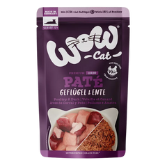 Wow Cat PB Senior Geflügel & Ente 125g