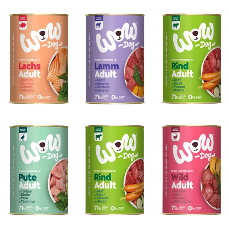 Wow Dog Dose Adult Multipack 6x400g