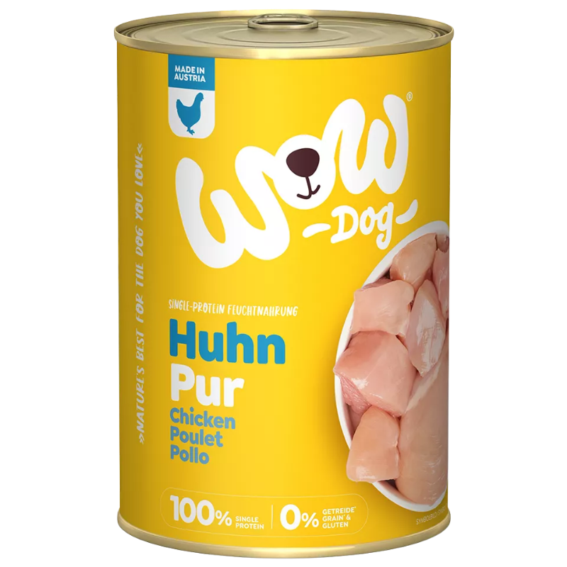 Wow Dog Dose Adult Pur Huhn 400g