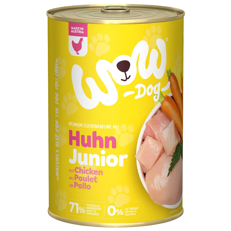 Wow Dog Dose Junior Huhn 400g