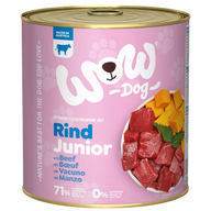 Wow Dog Dose Junior Rind 800g