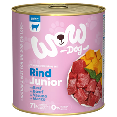 Wow Dog Dose Junior Rind 800g
