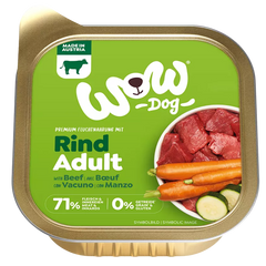 Wow Dog Schale Adult Rind 150g