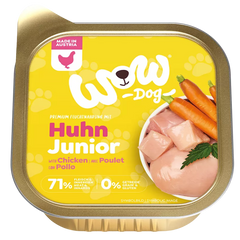 Wow Dog Schale Junior Huhn 150g