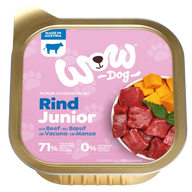 Wow Dog Schale Junior Rind 150g