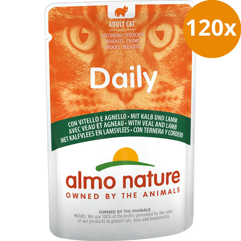 Almo Nature P.B. Daily Menu Kalb & Lamm 70 g