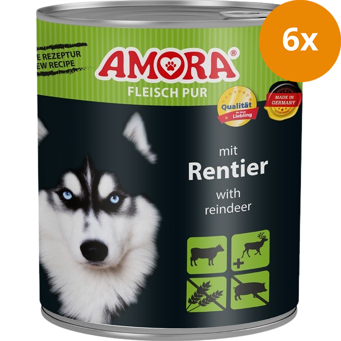 AMORA Fleisch Pur Rentier 800 g