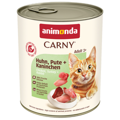 animonda Carny Adult Huhn, Pute & Kaninchen 800 g