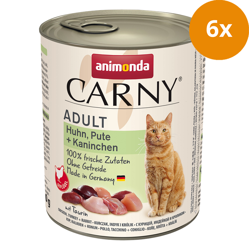 animonda Carny Adult Huhn, Pute & Kanininchen 800 g