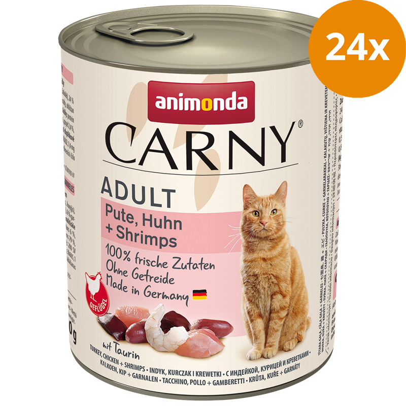 animonda Carny Adult Pute, Huhn & Shrimps 800 g