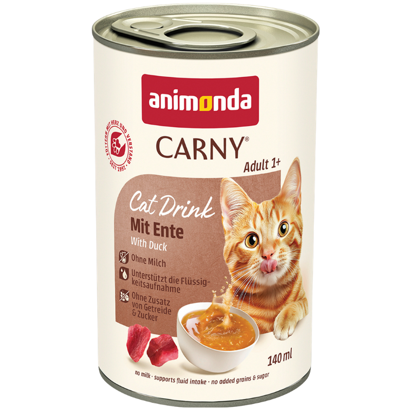 Animonda Cat Carny Drink Adult mit Ente 140 ml