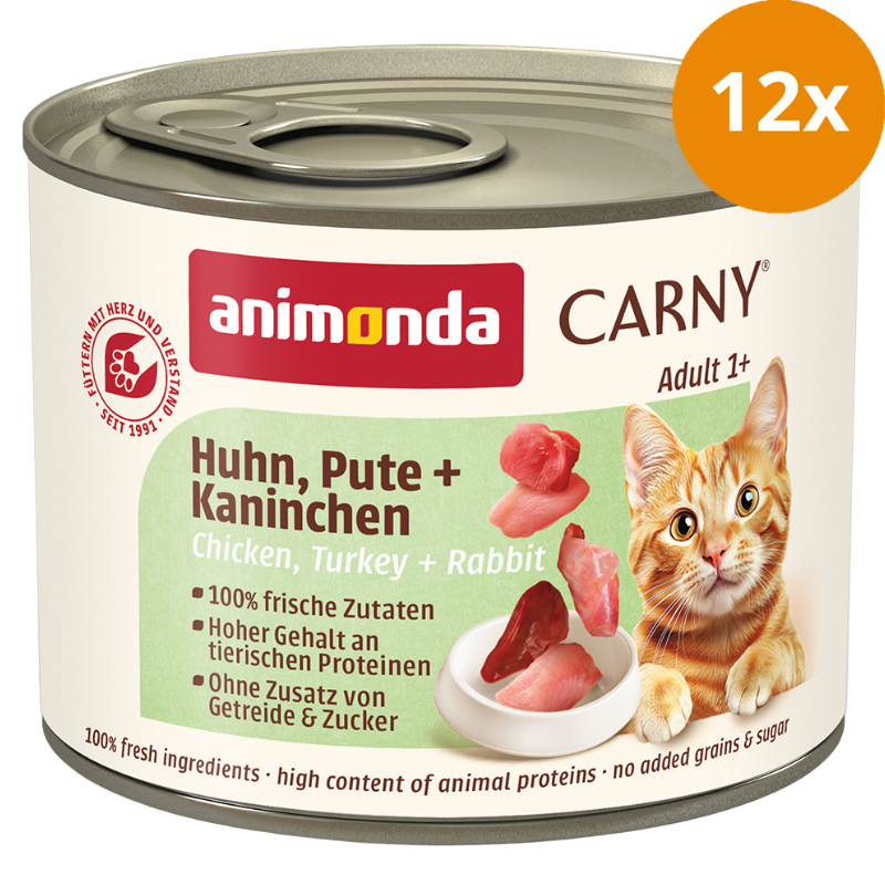 animonda Carny Huhn, Pute + Kaninchen 200 g