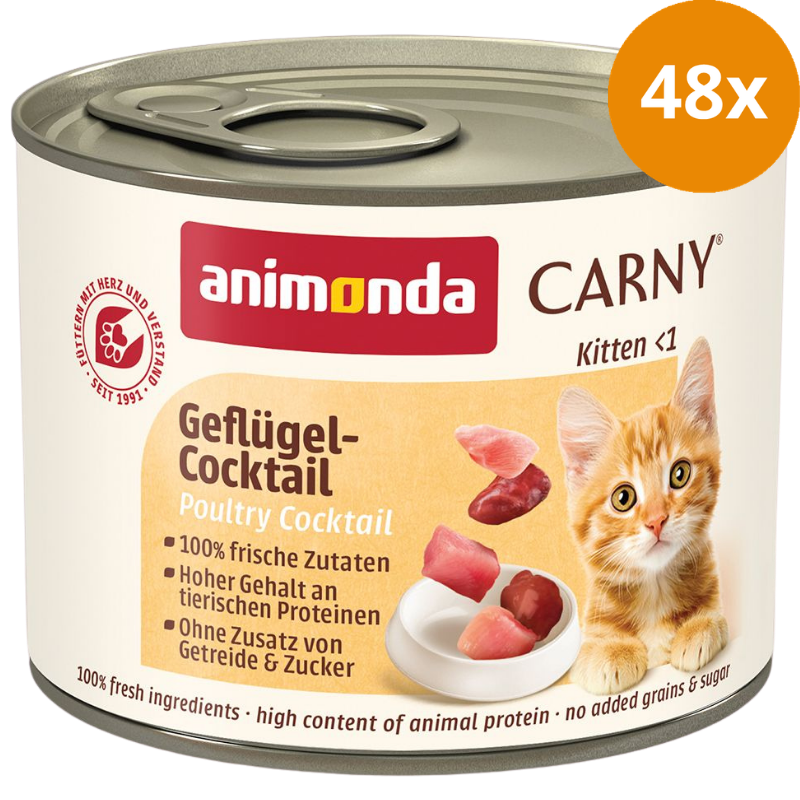 animonda Carny Kitten Geflügel-Cocktail 200 g