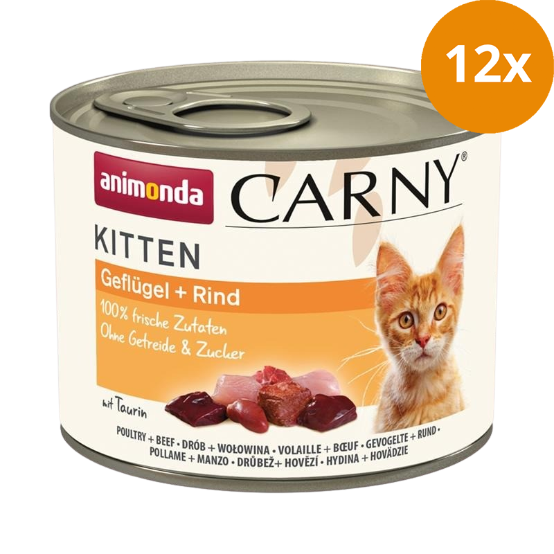 animonda Carny Kitten Geflügel & Rind 200 g