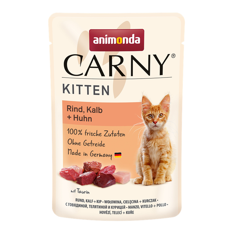 animonda Carny Kitten Rind, Kalb & Huhn 85 g