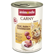 animonda Carny Rind, Huhn + Entenherzen 400 g