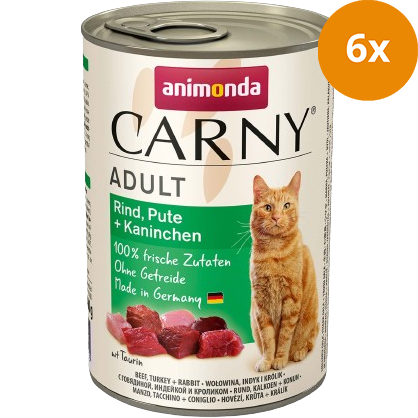 animonda Carny Rind, Pute + Kaninchen 400 g