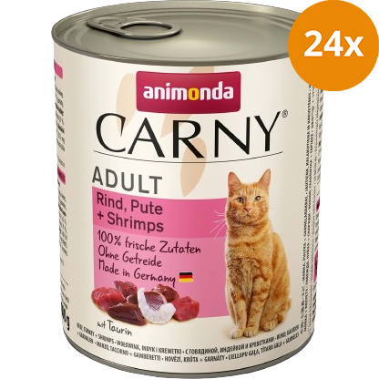 animonda Carny Rind, Pute + Shrimps 800 g