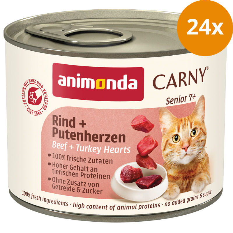 animonda Carny Senior Rind & Putenherzen 200 g