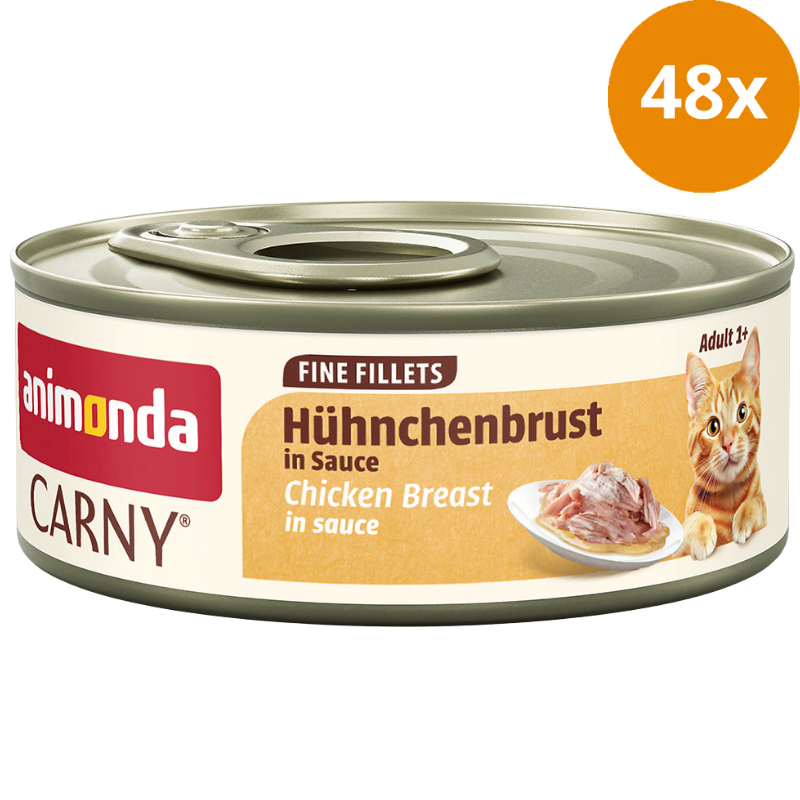 Animonda Cat Carny Fine Fillets Adult Hühnchenbrust in Sauce 60 g