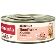 Animonda Cat Carny Fine Fillets Adult Thunfisch & Krabbe in Sauce 60 g