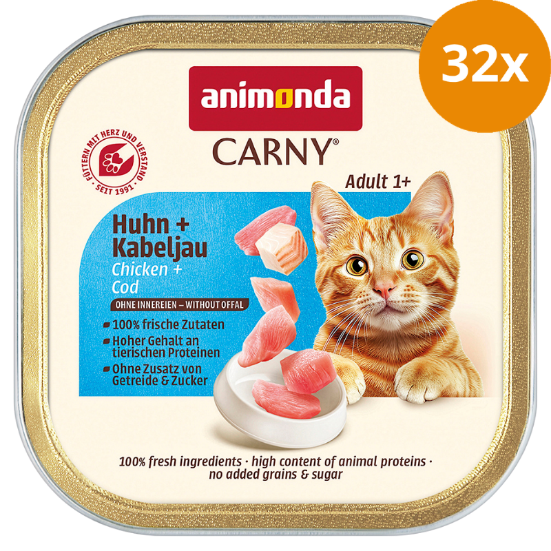 Animonda Cat Carny Adult Huhn & Kabeljau 85 g