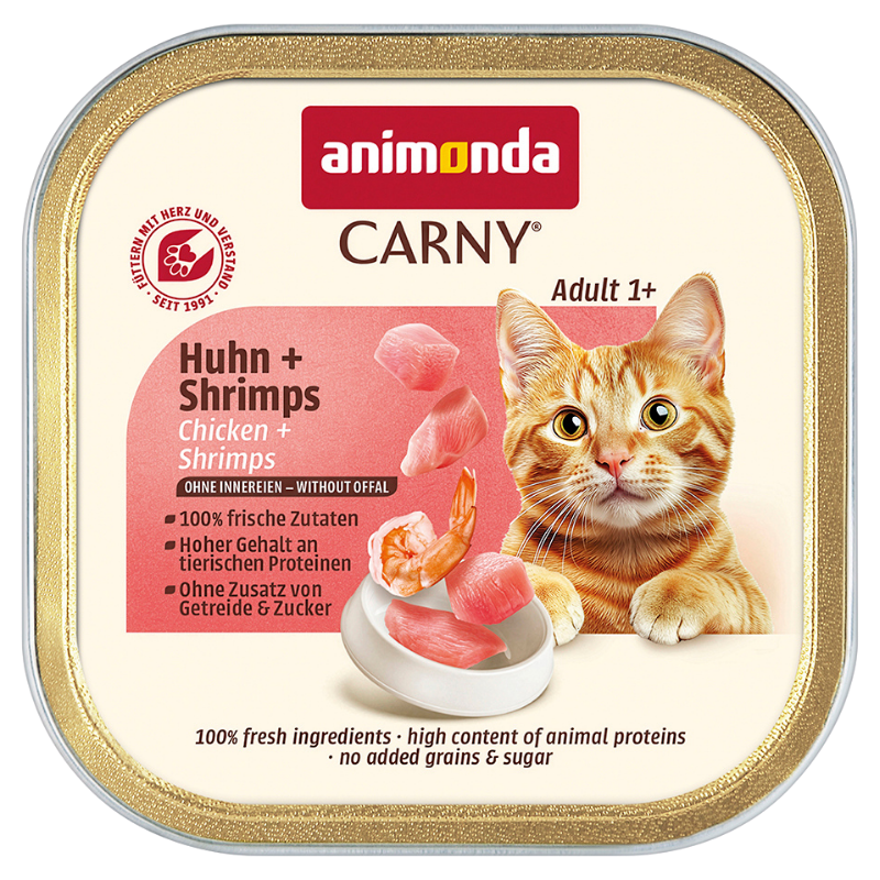 Animonda Cat Carny  Adult Huhn & Shrimps 85 g