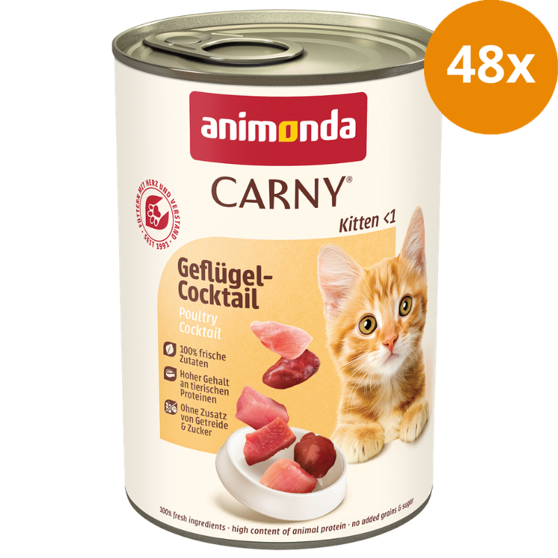 animonda Dose Carny Kitten Geflügel Cocktail 400 g